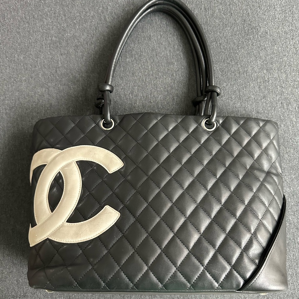 Chanel Cambon Quilted Ligne Tote